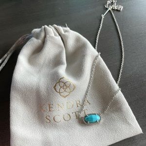 Kendra Scott Elisa Silver Short Pendant Necklace